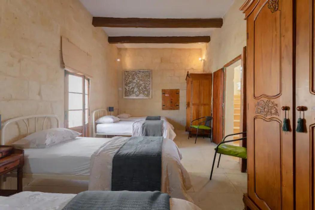 Ta' Frenc Farmhouse Villa Gharb  Bagian luar foto